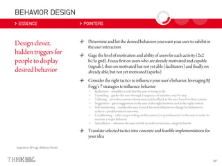 BEHAVIOR DESIGN
ESSENCE POINTERS
–
–
–
–
–
–
–
 