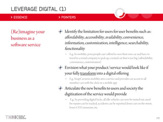 LEVERAGE DIGITAL (1)
ESSENCE POINTERS
–
–
–
 