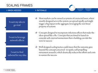 SCALING FRAMES
WHEN NEEDED RATIONALE
 