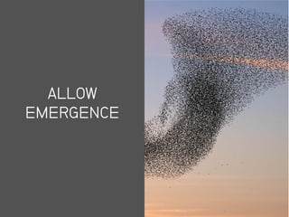 ALLOW
EMERGENCE
 
