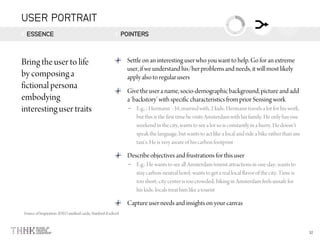 USER PORTRAIT
ESSENCE POINTERS
–
–
 