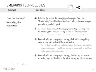 EMERGING TECHNOLOGIES
ESSENCE POINTERS
–
–
 