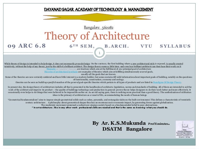 Architecture Design Theory theory-of-architecture-1-638?cb=1462264188 Architecture Design Theory theory-of-architecture-1-638?cb=1462264188