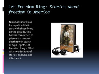 American Poet, Educator,  Writer, Activist, & Commentator