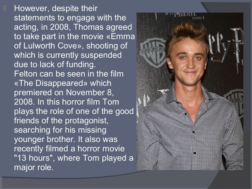 Thomas andrew felton