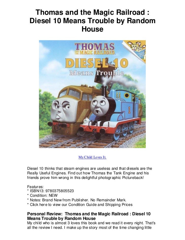 thomas and the magic railroad diesel 10