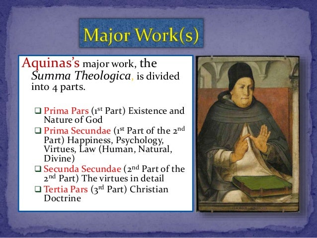 St. Thomas Aquinas (1225 1274)