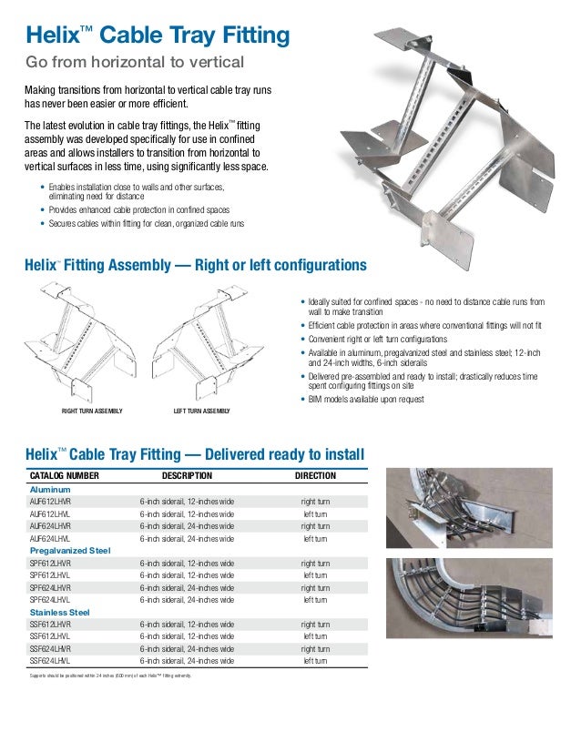 Thomas & Betts Helix Cable Tray Oil & Gas Thomas & Betts Helix Cable Tray Oil & Gas