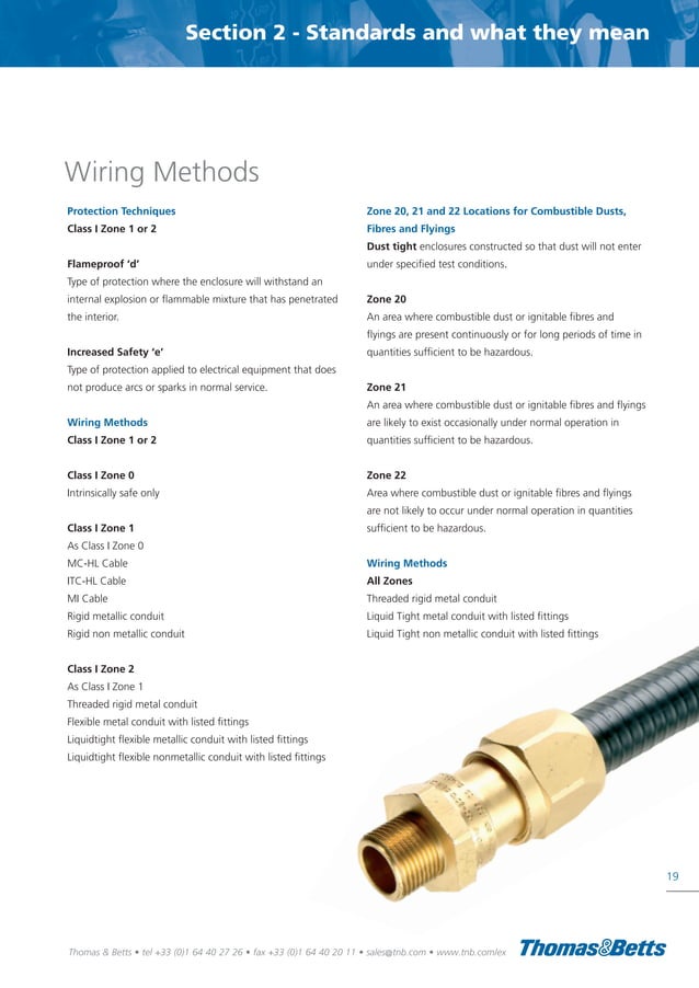 Thomas & Betts Kopex Understanding Hazardous Areas & Specifying Flexible Conduit