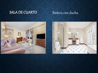SALA DE CUARTO Bañera con ducha
 