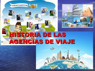 HISTORIA DE LASHISTORIA DE LAS
AGENCIAS DE VIAJEAGENCIAS DE VIAJE
 