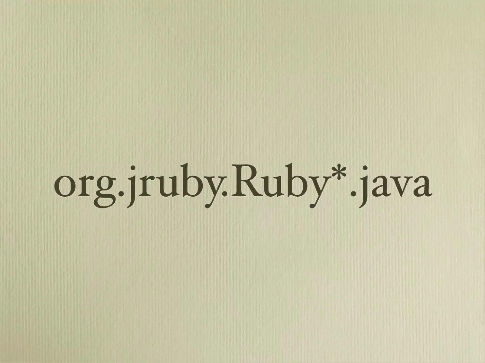 Learn about JRuby Internals from one of the JRuby Lead Developers, Thomas Enebo