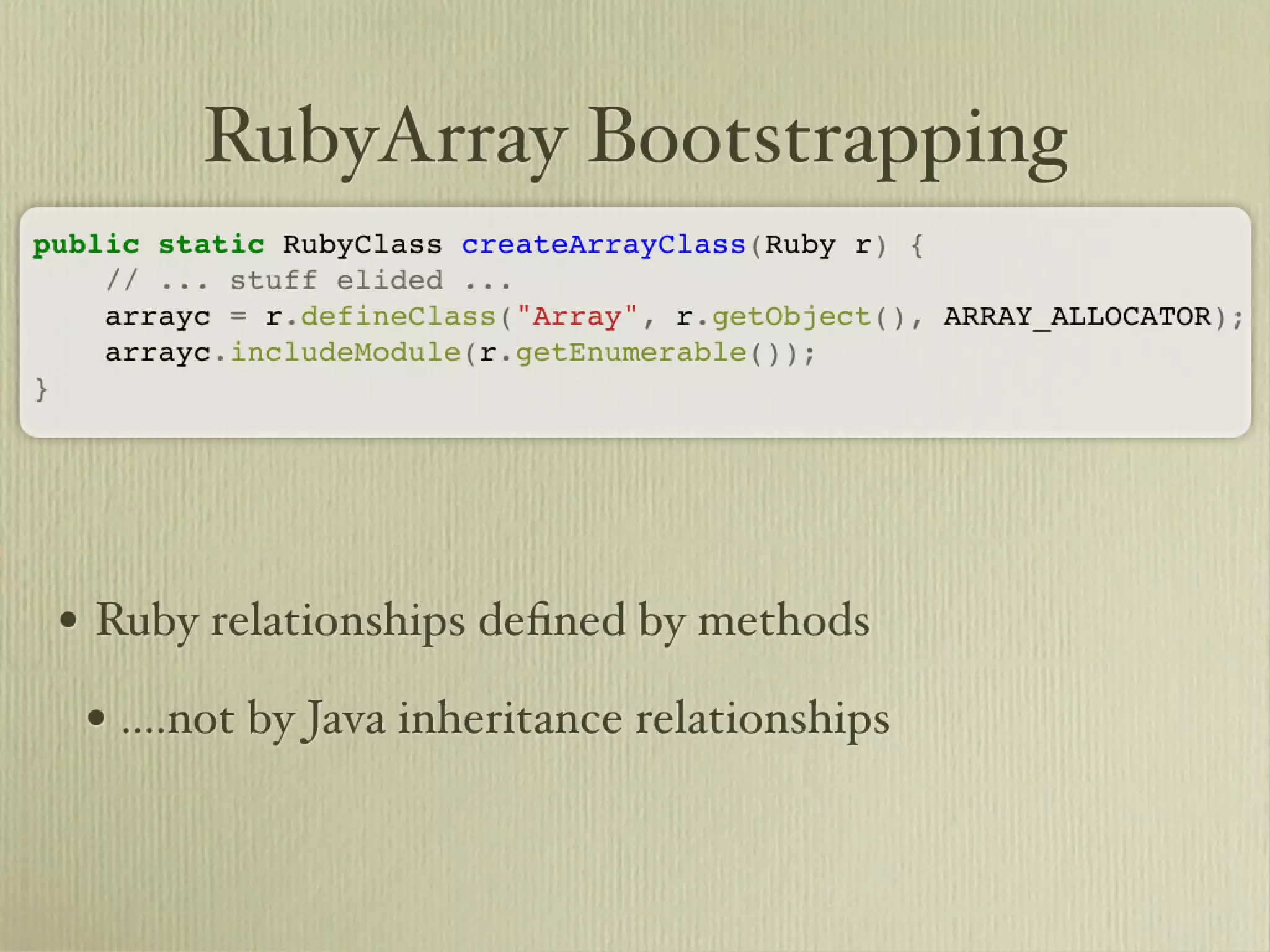 Learn about JRuby Internals from one of the JRuby Lead Developers, Thomas Enebo