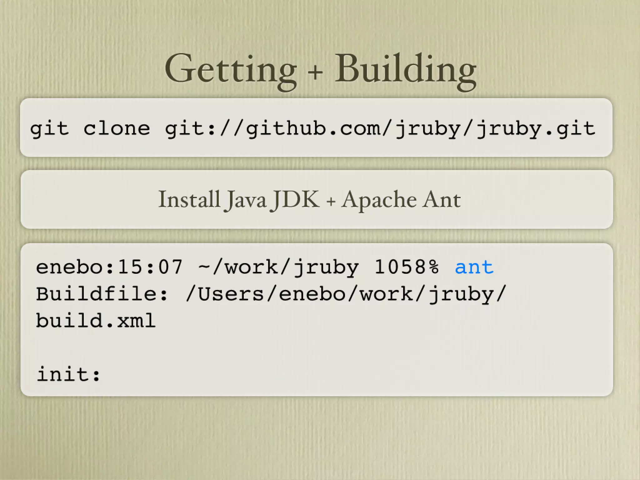Learn about JRuby Internals from one of the JRuby Lead Developers, Thomas Enebo