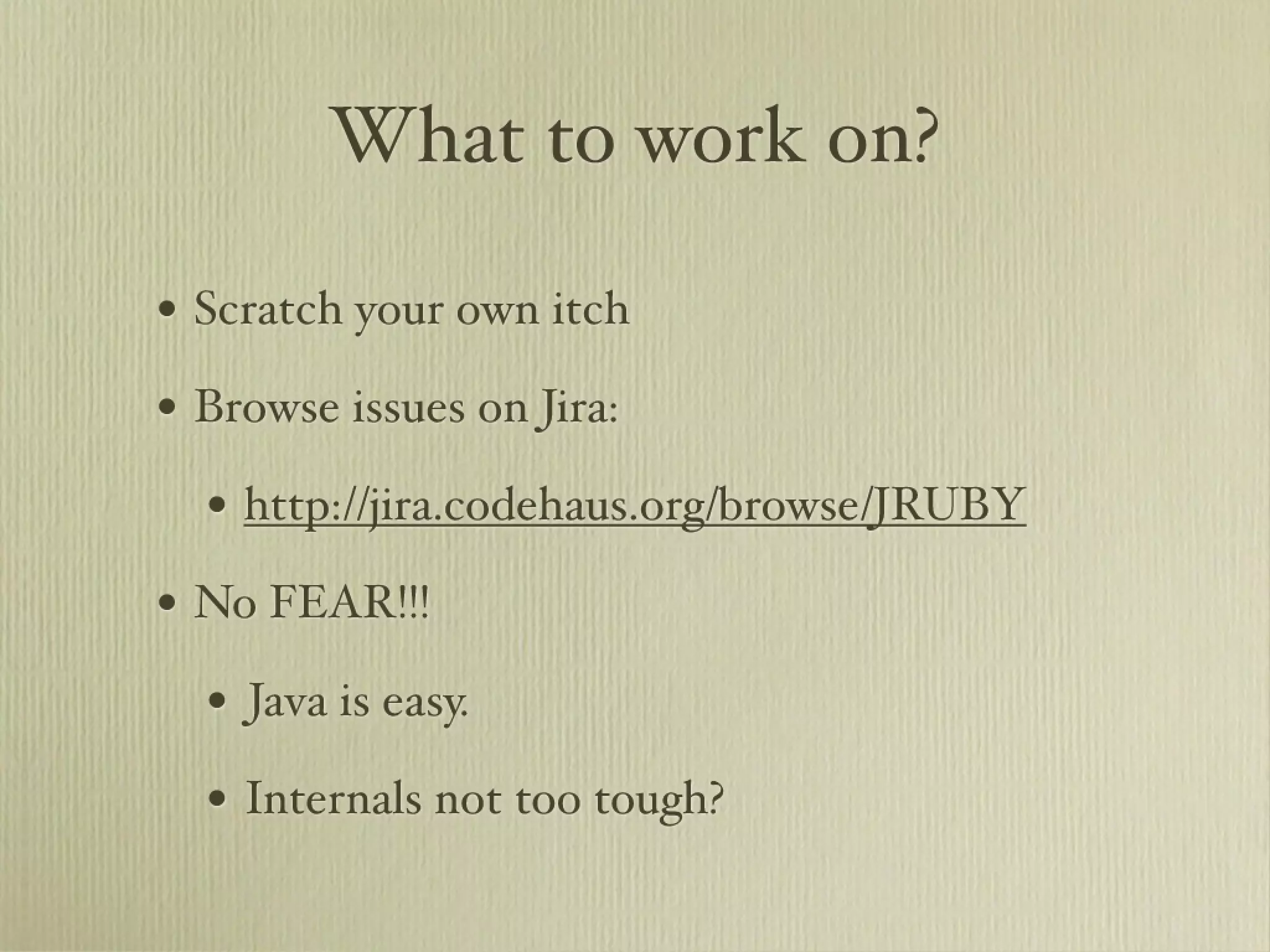 Learn about JRuby Internals from one of the JRuby Lead Developers, Thomas Enebo