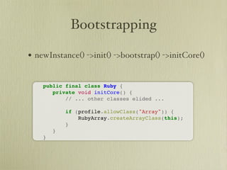 Learn about JRuby Internals from one of the JRuby Lead Developers, Thomas Enebo