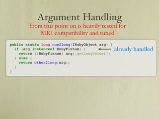 Learn about JRuby Internals from one of the JRuby Lead Developers, Thomas Enebo