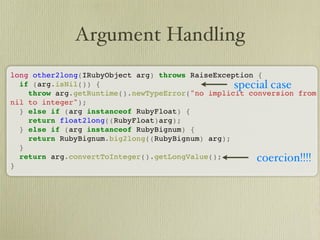 Learn about JRuby Internals from one of the JRuby Lead Developers, Thomas Enebo