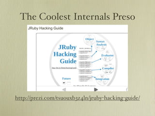 Learn about JRuby Internals from one of the JRuby Lead Developers, Thomas Enebo