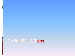 Thomas guzzi2011 Portfolio presentation 