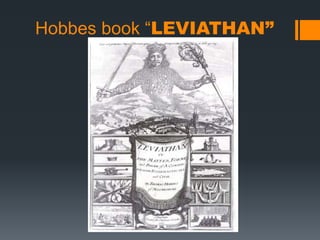 Hobbes book ―LEVIATHAN”
 