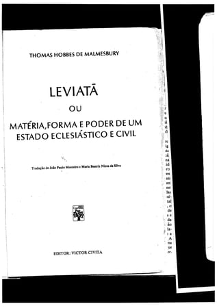 Leviatã - Thomas hobbes