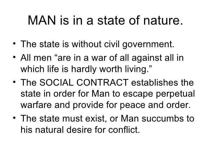 Hobbes Man S Natural Desire Hobbes Man S Natural Desire