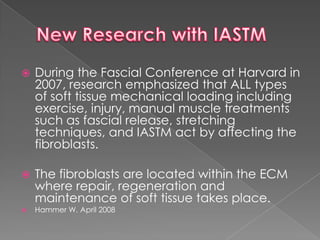 Cyriax can repair any damaged tissue