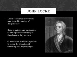 jeffersons declaration of independence principles
