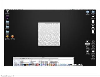 Thursday 28 February 13
 