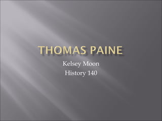 Kelsey Moon History 140 