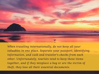 Thomas Salzano - How To Have A Successful Travel Experience