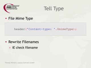 Deliver Files With PHP