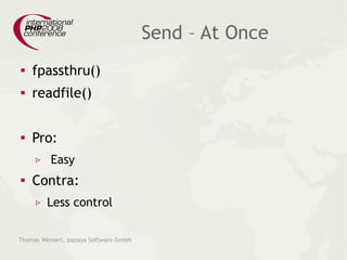 Deliver Files With PHP
