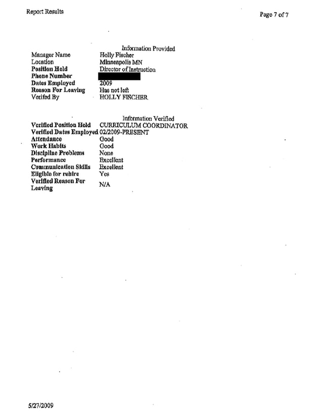 Thomas Woznicki Dismissals (THREE Different School Districts in Wisconsin)