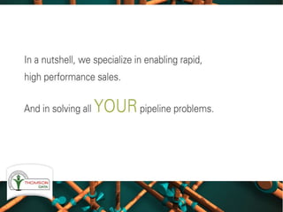 Mailing List Provider - Thomson Data