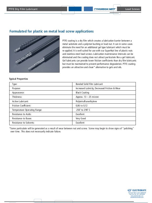Thomson lead screws_catalog
