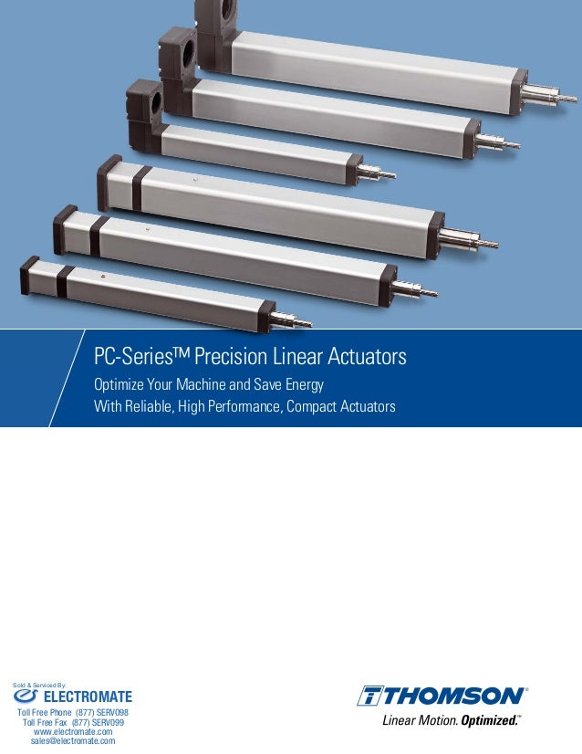 Thomson PC Series Precision Linear Actuators