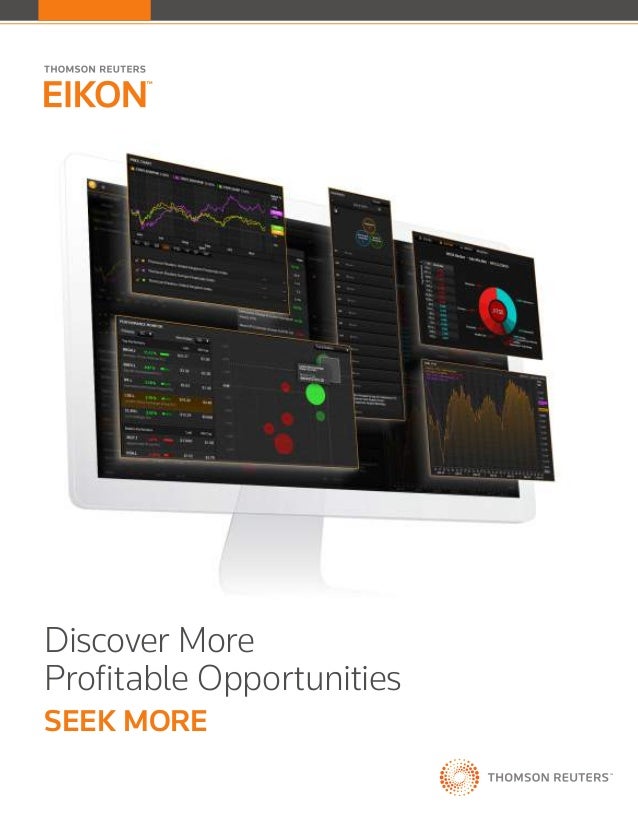 Thomson Reuters Eikon Factsheet Financial Analysis Desktop and Mobi…