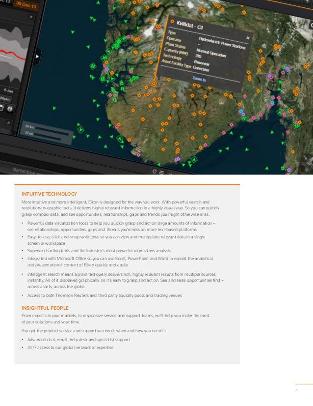 Thomson Reuters Eikon Factsheet Financial Analysis Desktop And Mobi