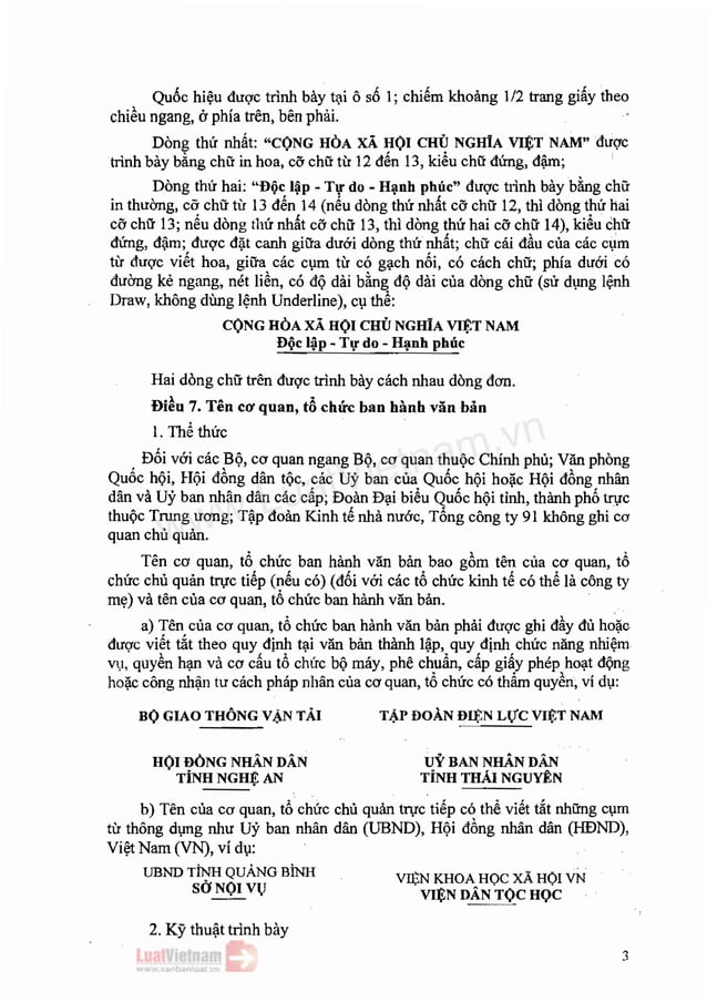 Thong tu-huong-dan-the-thuc-va-ky-thuat-trinh-bay-van-ban-hanh-chinh | PDF
