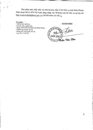 MQi phan anh, th~c m~c xin lien h~ tI1Jcti€p v~ Sa N9i V1,1 tinh Binh Phuac:
Ui~n tho?i 06513.870.762 ho?c dang nh~p van Website cua Sa N9i V1,1 t?i dia chi:
http://sonoivubinhphuoc.gov.vn/debi€tthemchiti~t.l1l
Nui nhlin: "
- UBND tinh (d~ b/e);
- Cae Sa, ban, ng<'mhtinh;
- Doan TNCS H6 Chi Minh tinh Binh Phu&e;
- VBND eae huy~n, thi xii;
- PhOng NV cae huy~n, thi xii;
- Luu VT, P. CCVC.
GIAMDOC
8
I
I
)
 