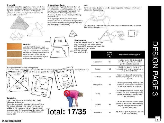 Igcse dt coursework ideas