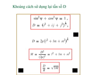Khoảng cách sử dụng lại tần số D
 