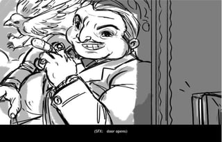 "Buxom Blackmail" Pilot Excerpt - Storyboard