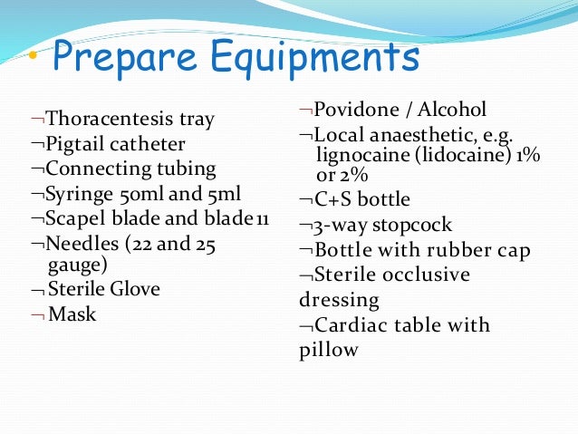 Thoracentesis 12 June