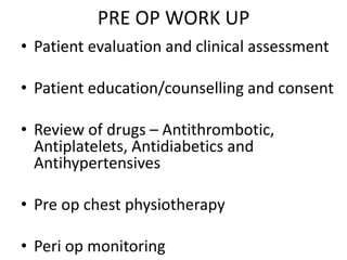 Pre Operative Work Up THORACIC INCISIONS a powerpoint for general surgeons | PPTX