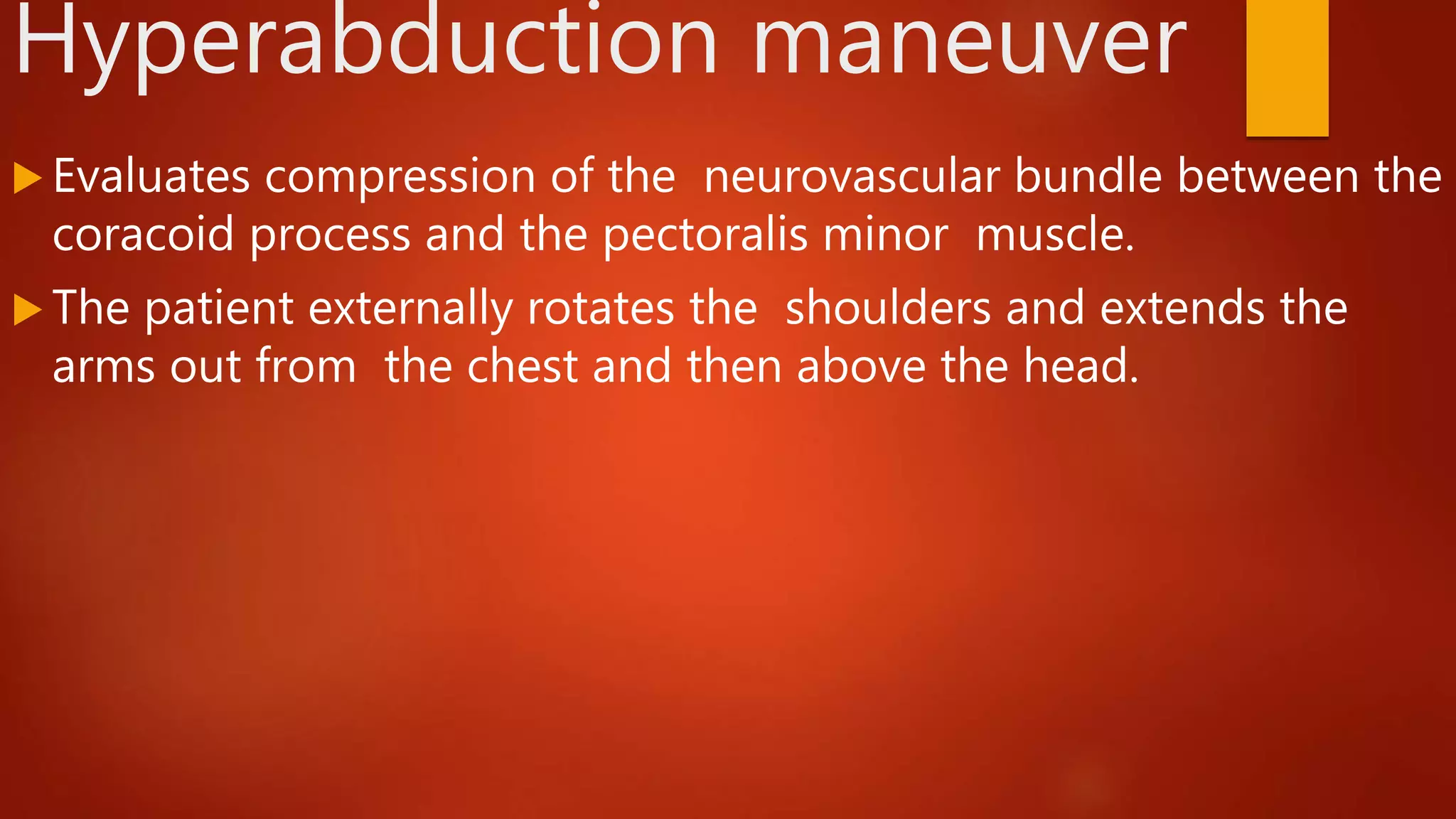 Thoracic outlet syndrome | PPTX