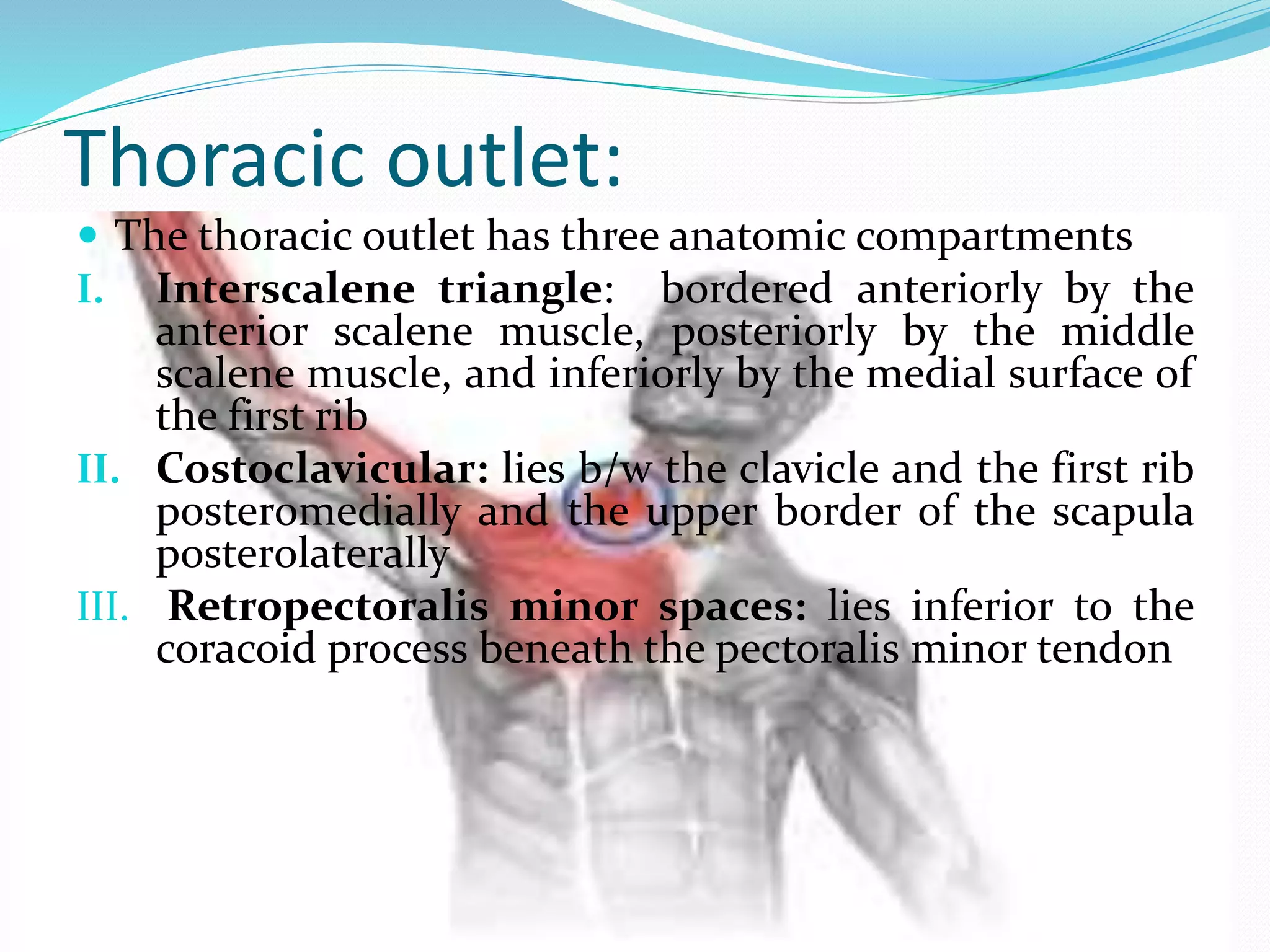 Thoracic outlet syndrome/ TOS | PPTX