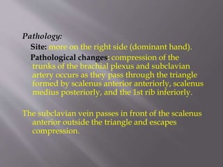 Thoracic outlet syndrome | PPT